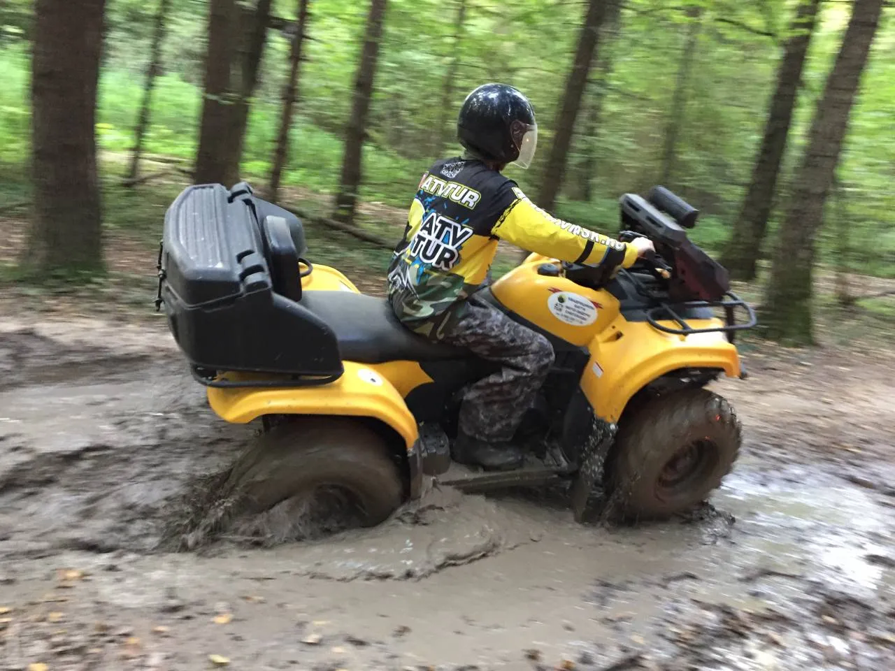 ATV in the forest